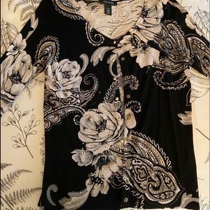 WHBM 3/4 sleeve cardigan